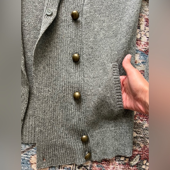 Barneys NY Wool Cardigan - Picture 3 of 10
